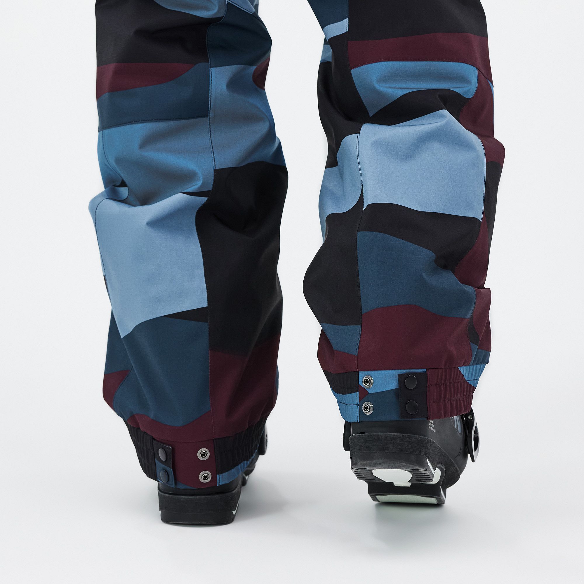 Dope Blizzard Ski Pants Men Shards Burgundy Blue | Dopesnow.com