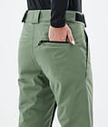 Con W Pantalones Snowboard Mujer Moss Green, Imagen 6 de 6