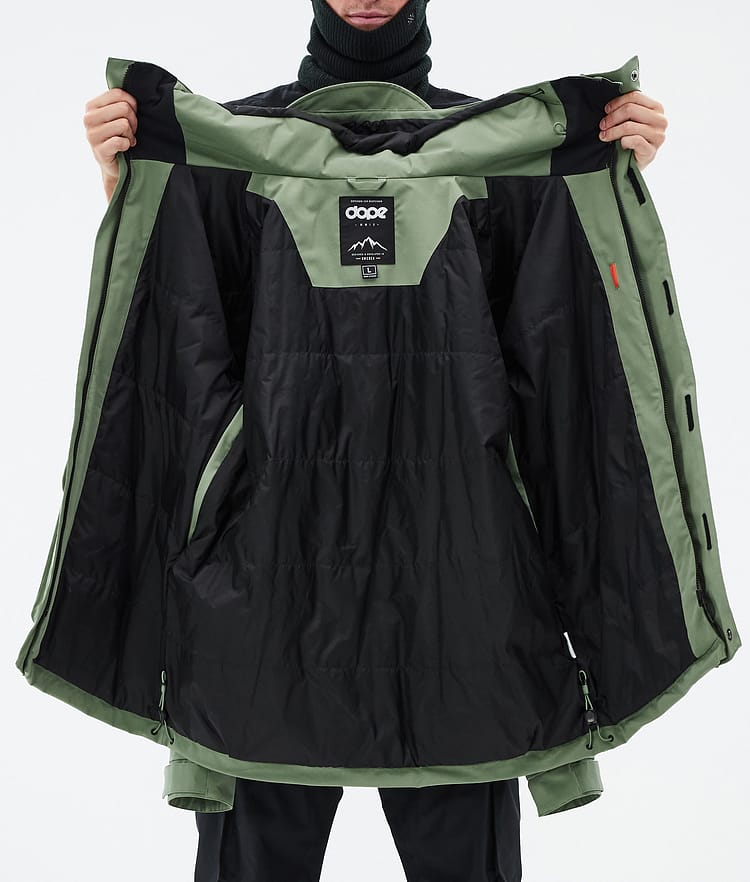 Acme スノーボードジャケット メンズ Moss Green, 画像9 / 9