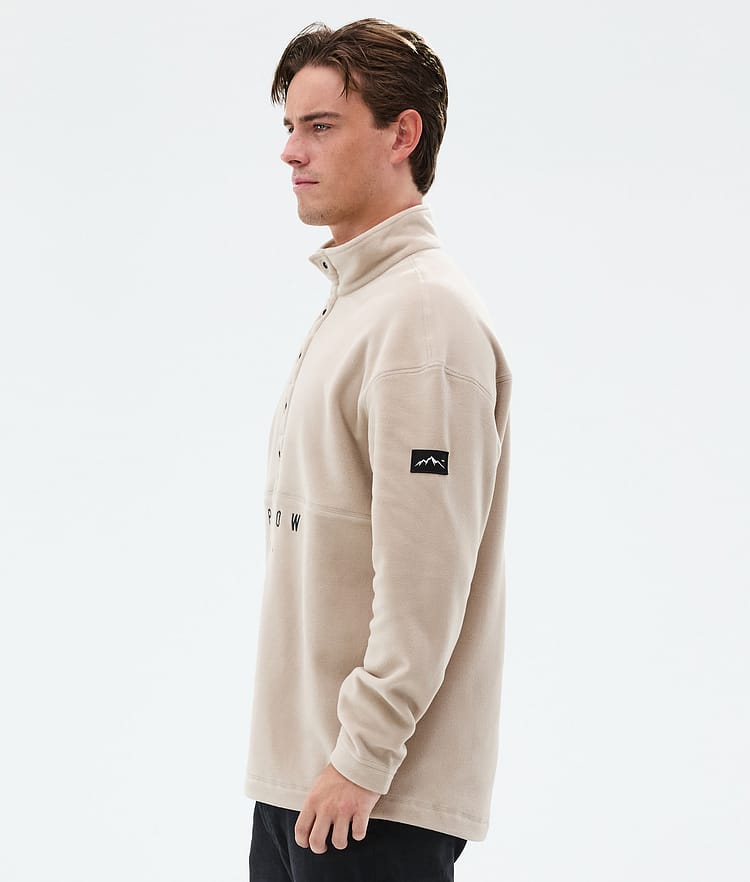 Comfy Fleecepullover Herren Sand, Bild 5 von 6