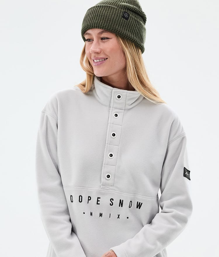 Comfy W Fleece Sweater Women Light Grey Renewed, Image 2 of 6