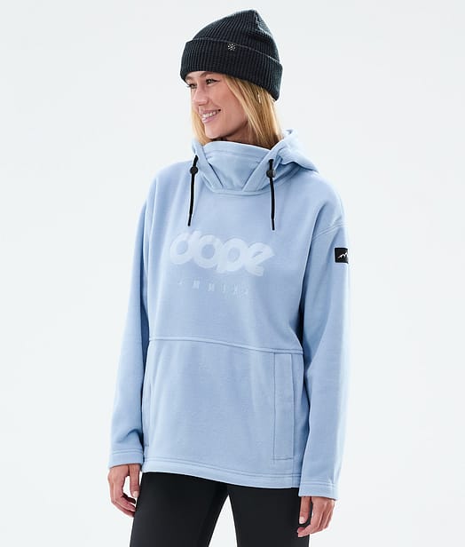 Cozy II W Fleece Hoodie Damen Light Blue