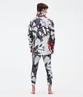 Snuggle ベースレイヤーパンツ メンズ 2X-Up Spray Black Red, 画像4 / 7