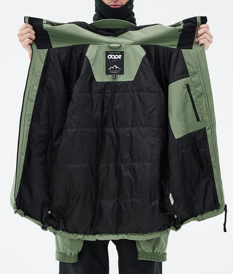 Spartan Snowboard Jacket Men Moss Green, Image 8 of 8
