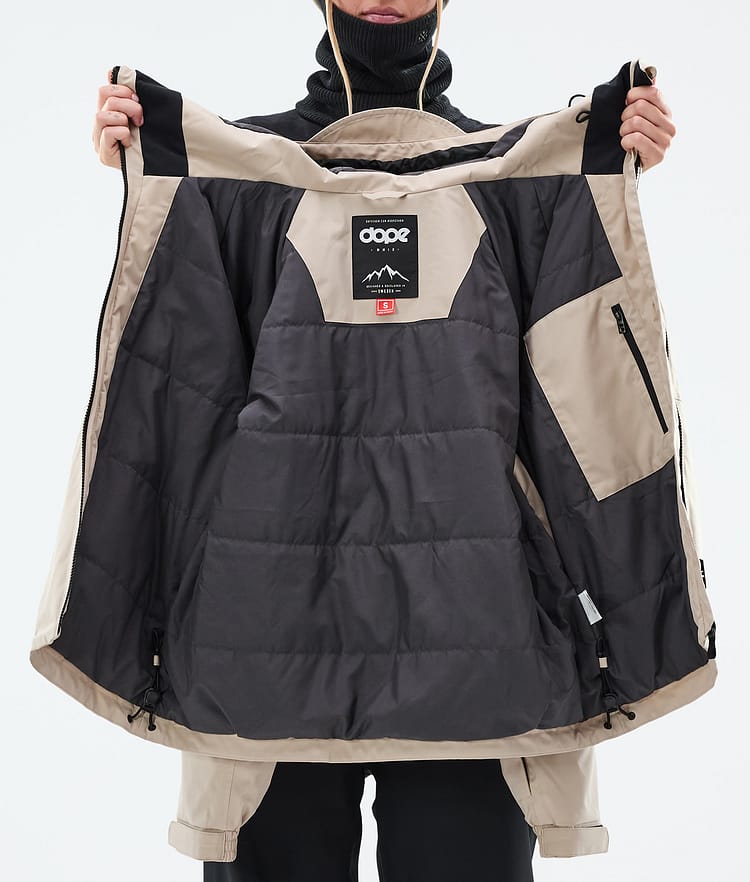 Spartan W Snowboard Jacket Women Sand, Image 8 of 8