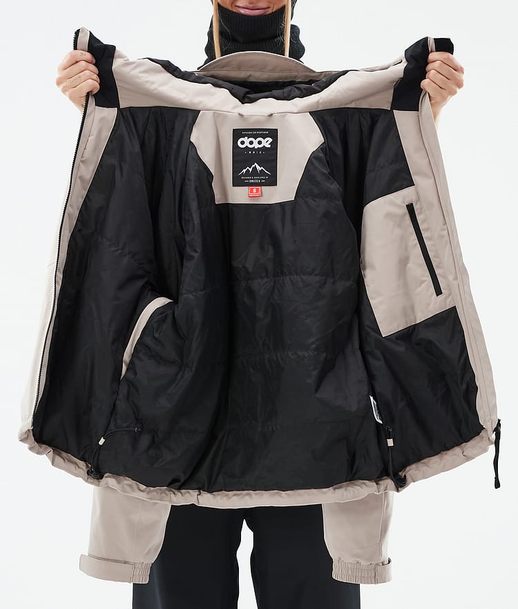 Spartan W Snowboardjacke Damen Sand, Bild 8 von 8