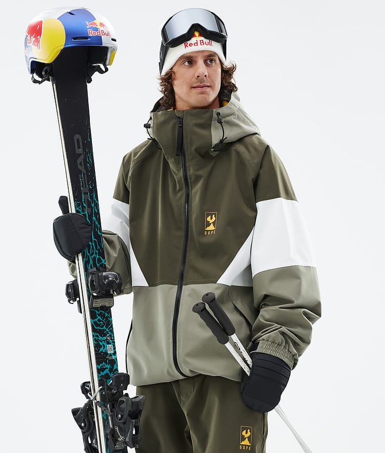 JT Spartan Skijacke Herren Olive Green/Whitish/Greenish, Bild 1 von 8