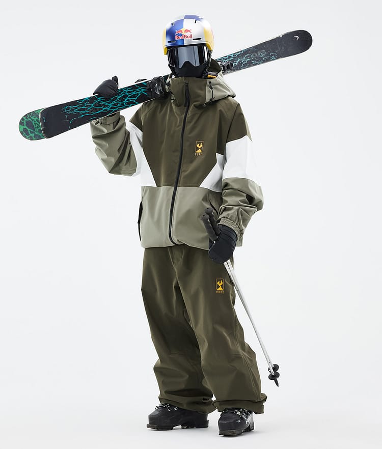 JT Spartan Skijacke Herren Olive Green/Whitish/Greenish, Bild 2 von 8