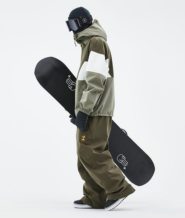 JT Spartan Snowboard jas Heren Olive Green/Whitish/Greenish, Afbeelding 4 van 8