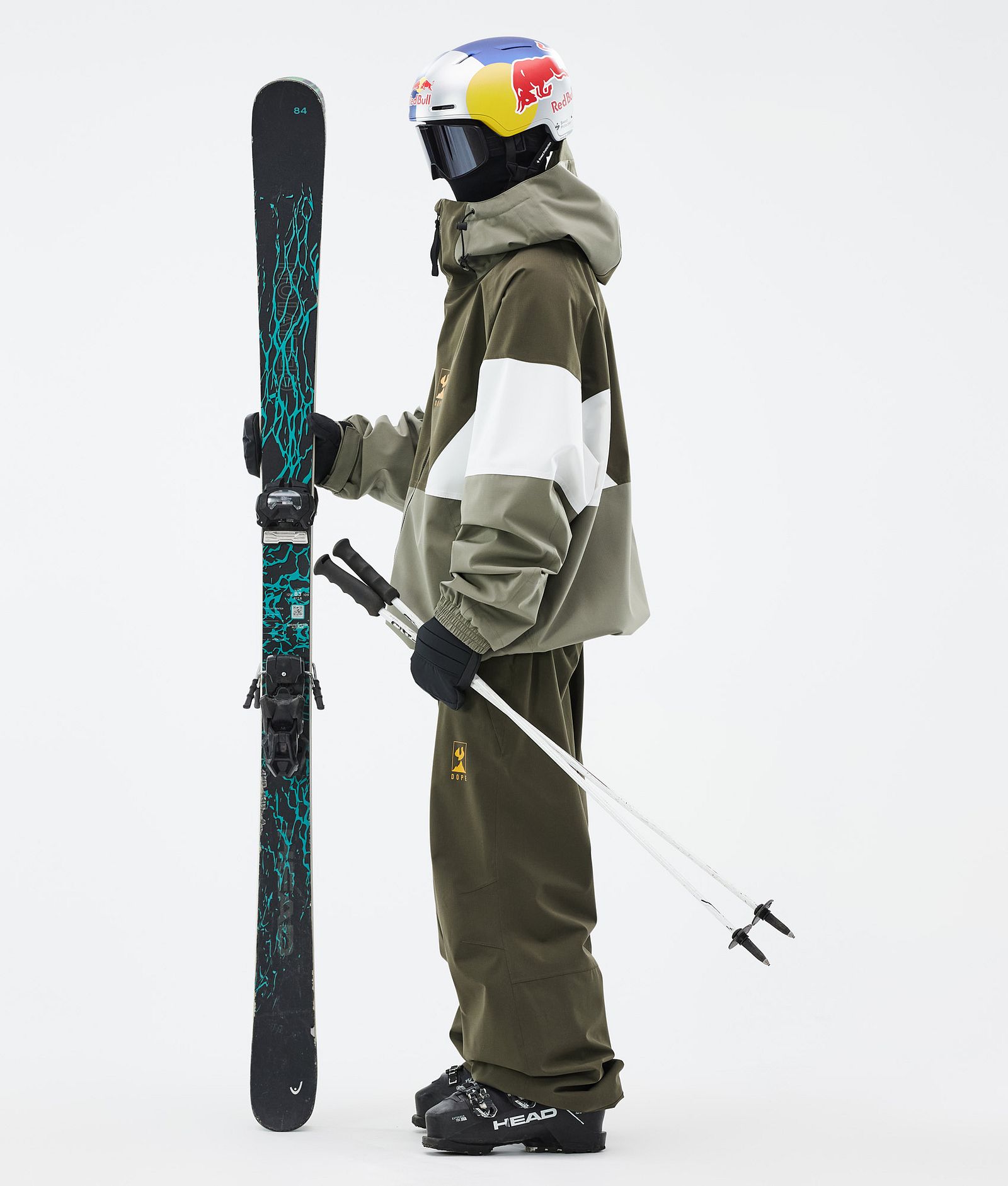 JT Spartan Skijacke Herren Olive Green/Whitish/Greenish, Bild 3 von 8