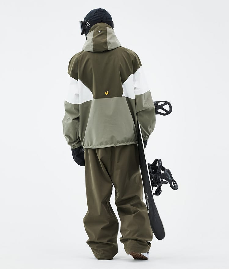 JT Spartan Snowboard jas Heren Olive Green/Whitish/Greenish, Afbeelding 5 van 8