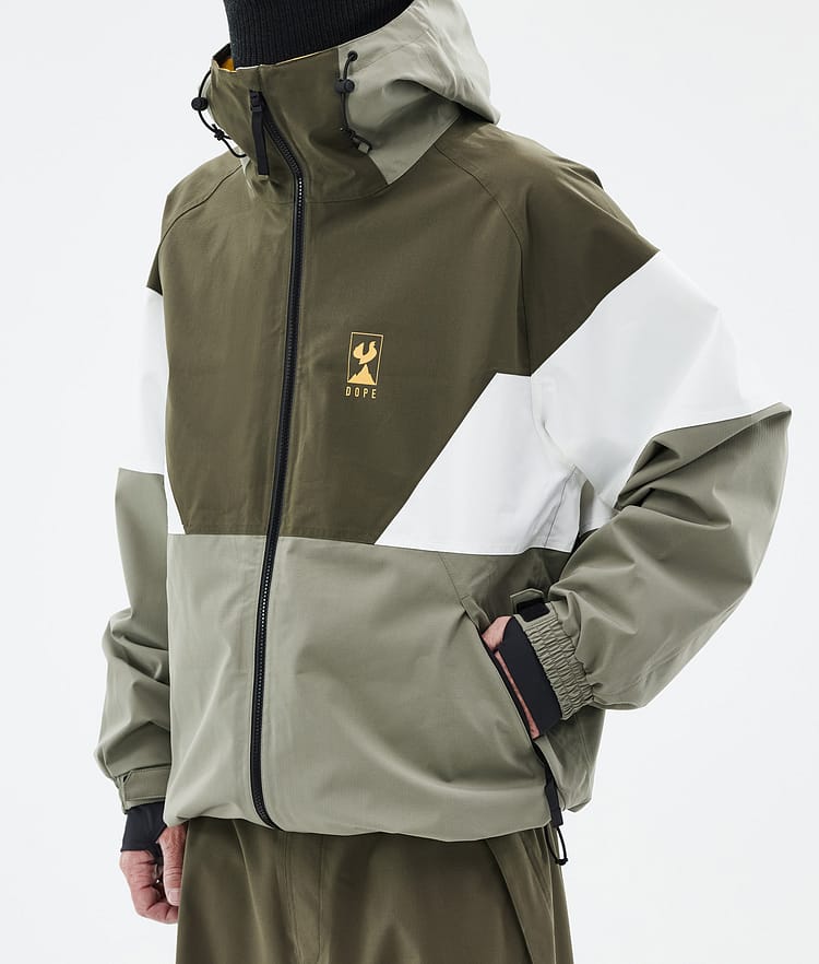 JT Spartan Skijacke Herren Olive Green/Whitish/Greenish, Bild 7 von 8