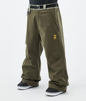 JT Big Snowboardbyxa Man Greenish/Olive Green