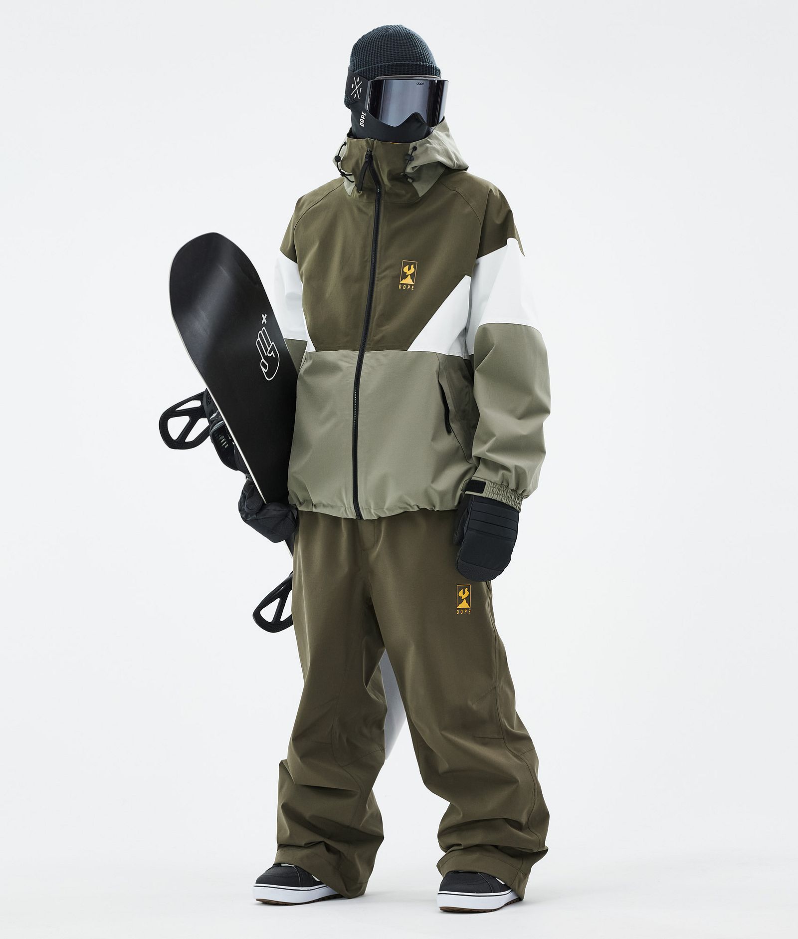 JT Big Spodnie Snowboardowe Mężczyźni Greenish/Olive Green, Zdjęcie 2 z 5