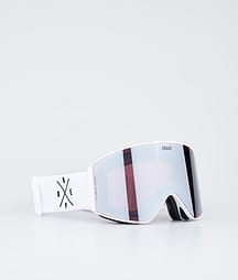 Dope Sight Masque de ski White/Silver Mirror