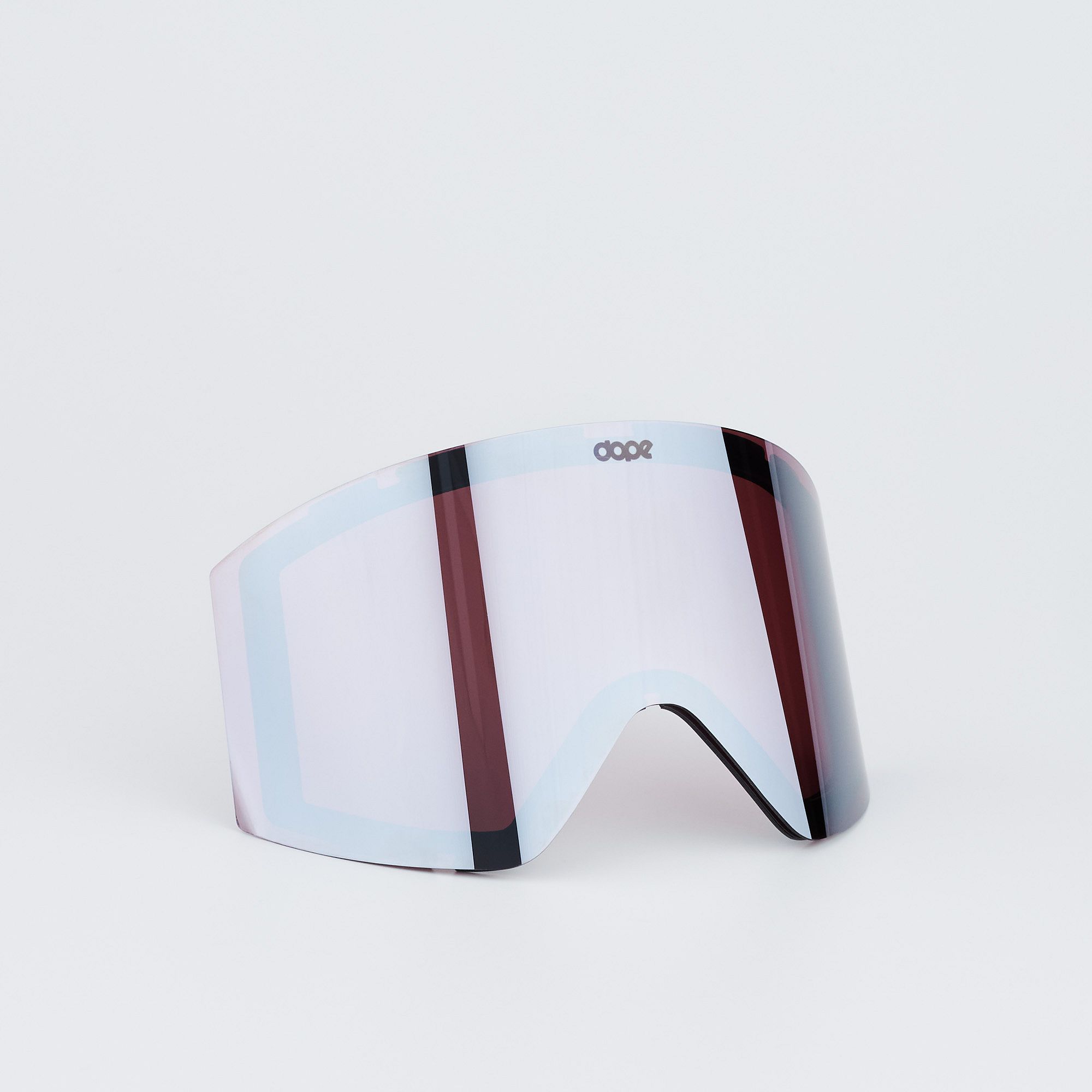 Dope Sight Ski Goggles White/Silver Mirror | Dopesnow.com