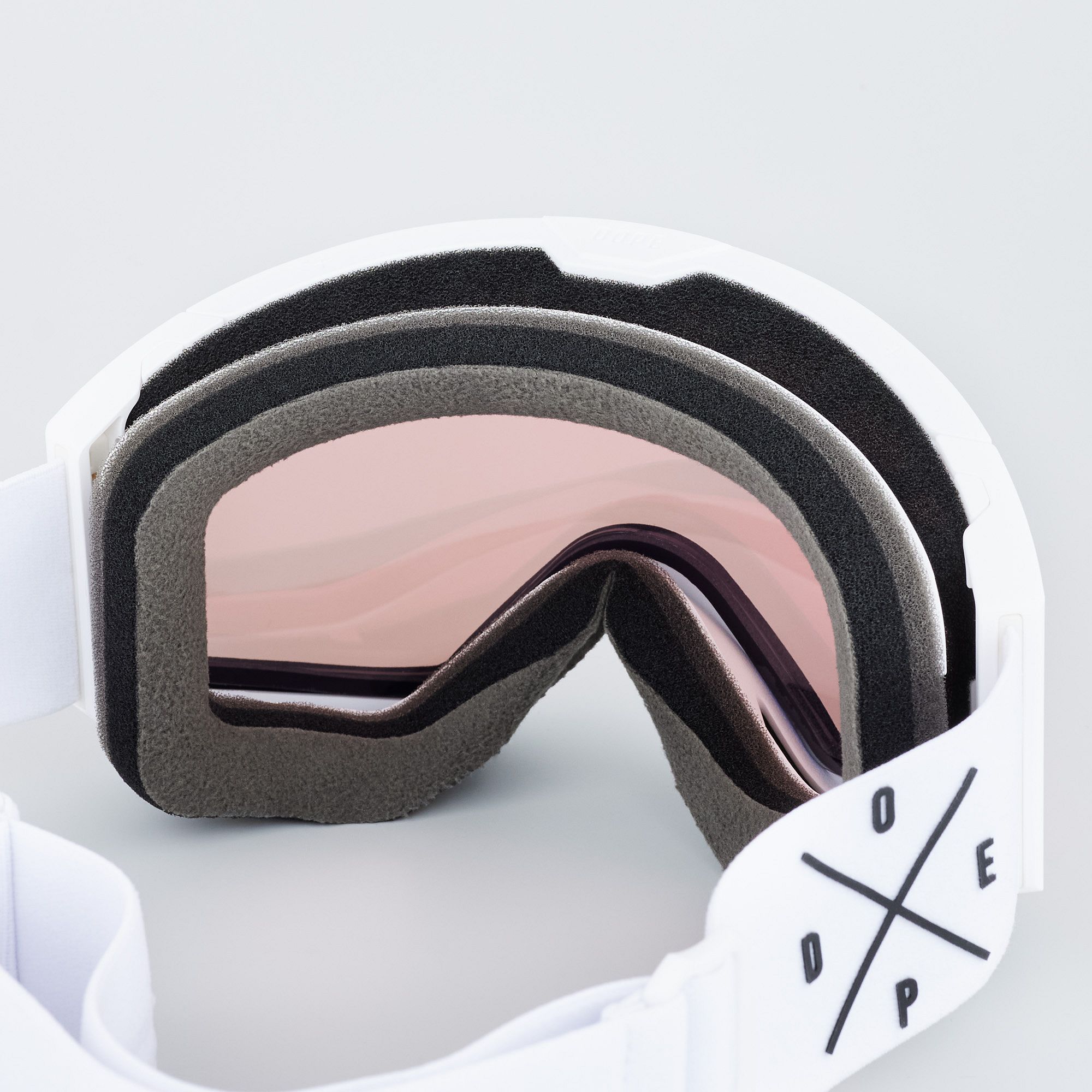 Dope Sight スキーゴーグル White/Pink Mirror - ホワイト