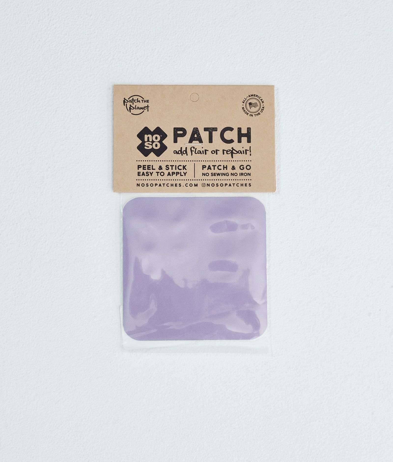 Square Patch Reservedel Faded Violet, Billede 1 af 5