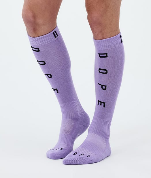 Dope Essential Ski Socks Faded Violet