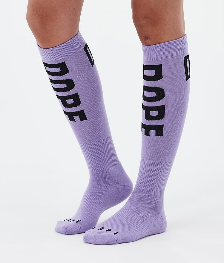 Essential Ski Socks Faded Violet, Image 2 of 3