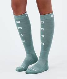 Dope Essential Skisokker Faded Green