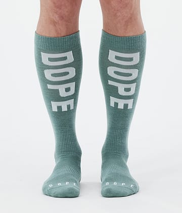 Essential Ski Socks Faded Green