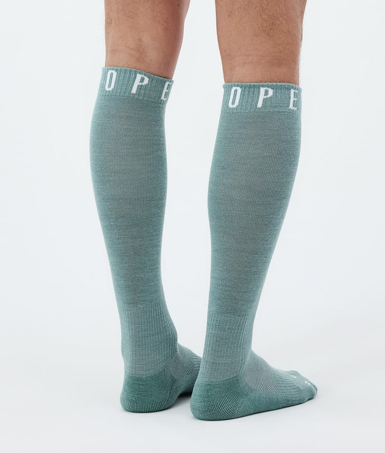 Essential Ski Socks Faded Green, Image 3 of 3