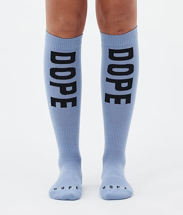 Essential Skisokker Soft Blue