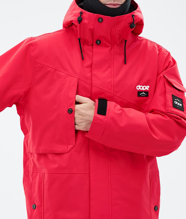 Adept Snowboard Jacket Men Red, Image 8 of 9