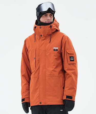 Adept Snowboard Jacket Men Burned Orange