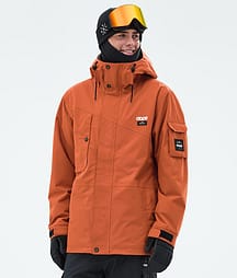 Dope Adept Snowboard Jacket Men Burned Orange