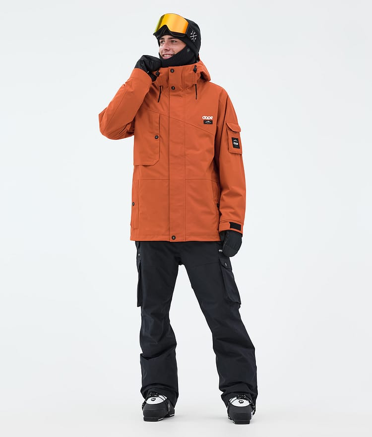 Adept Ski Jacket Men Burned Orange, Image 2 of 9
