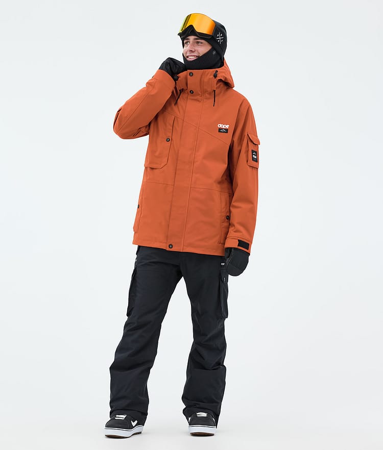 Adept Giacca Snowboard Uomo Burned Orange, Immagine 2 di 9