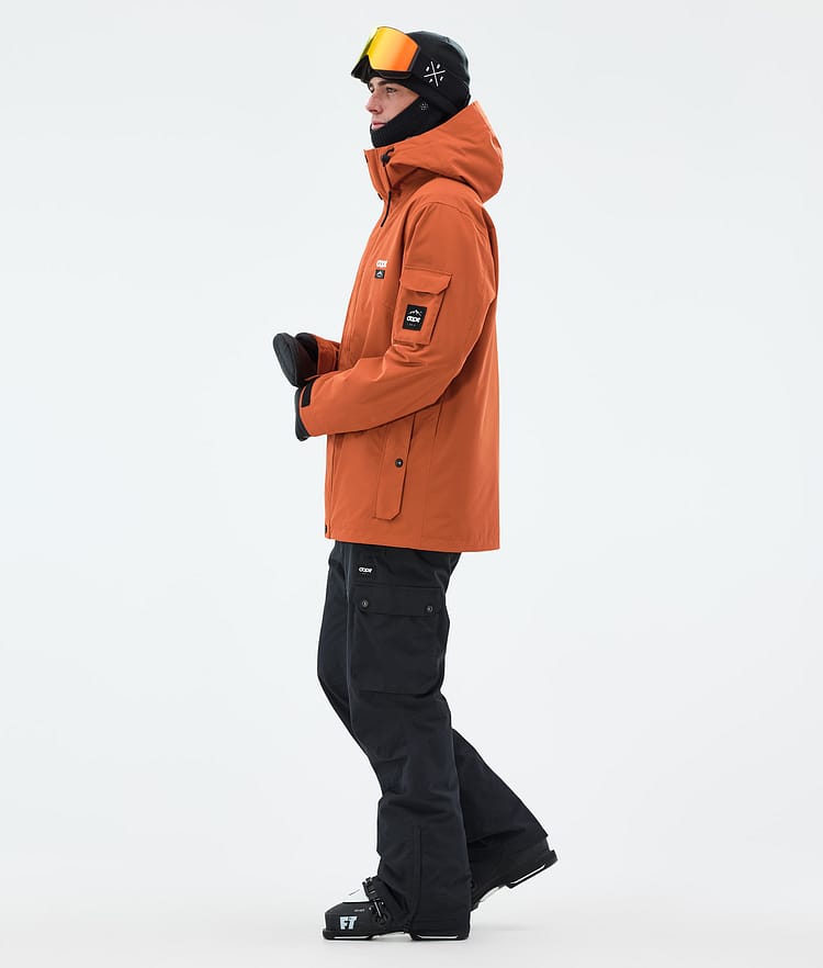 Adept Ski Jacket Men Burned Orange, Image 3 of 9