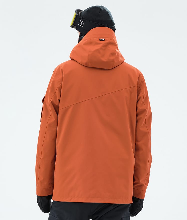 Adept Giacca Snowboard Uomo Burned Orange, Immagine 6 di 9