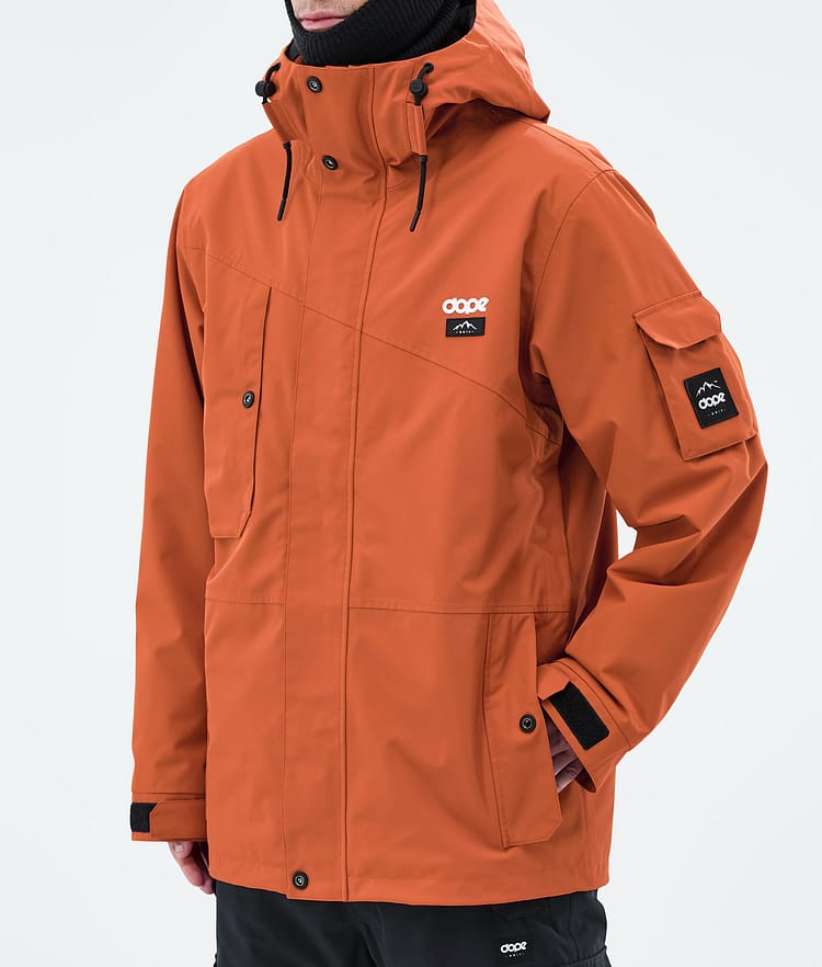 Adept Snowboard Jacket Men Burned Orange, Image 7 of 9