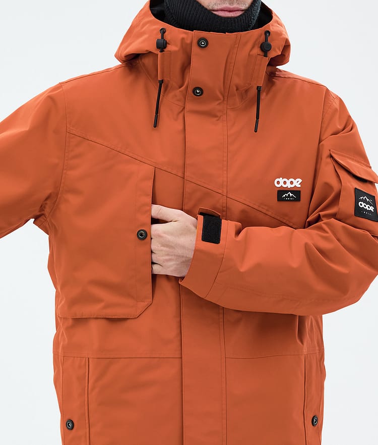 Adept Giacca Snowboard Uomo Burned Orange, Immagine 8 di 9