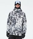Adept Snowboard Jacket Men Scribble Black