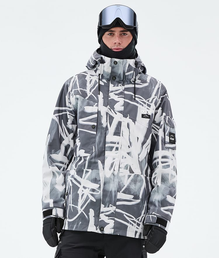 Adept Giacca Snowboard Uomo Scribble Black, Immagine 1 di 9