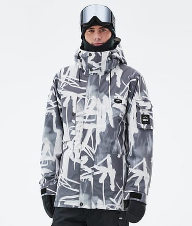 Adept Snowboard Jacket Men Scribble Black