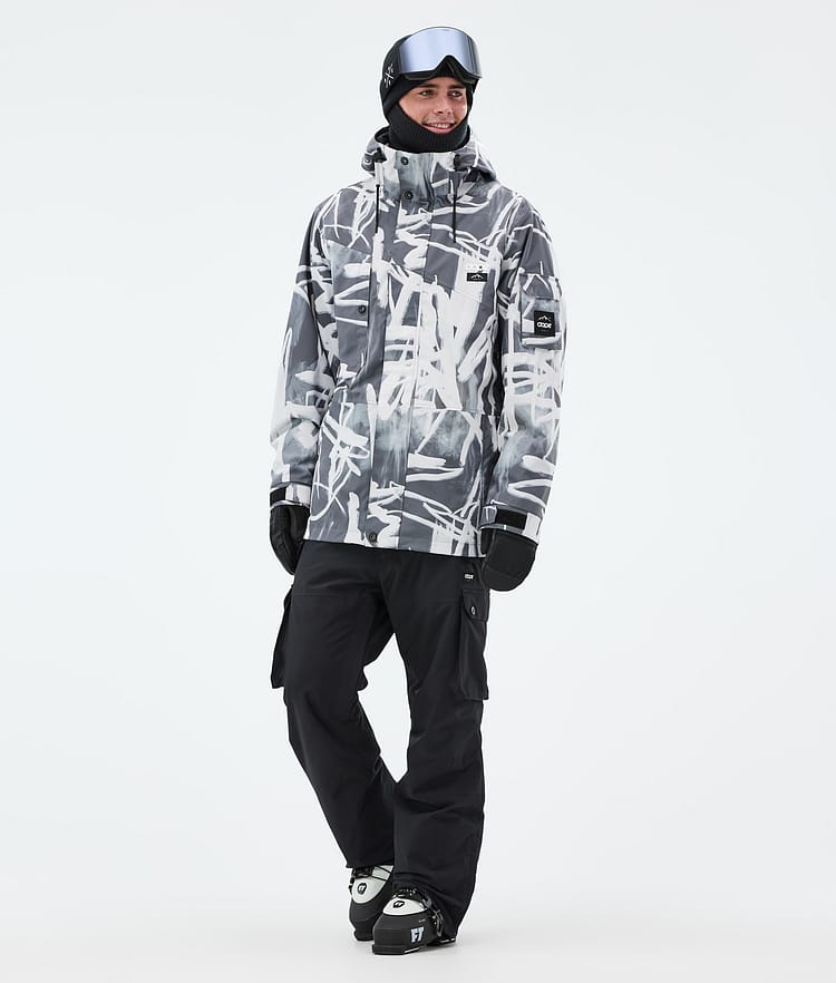 Adept Giacca Sci Uomo Scribble Black, Immagine 2 di 9