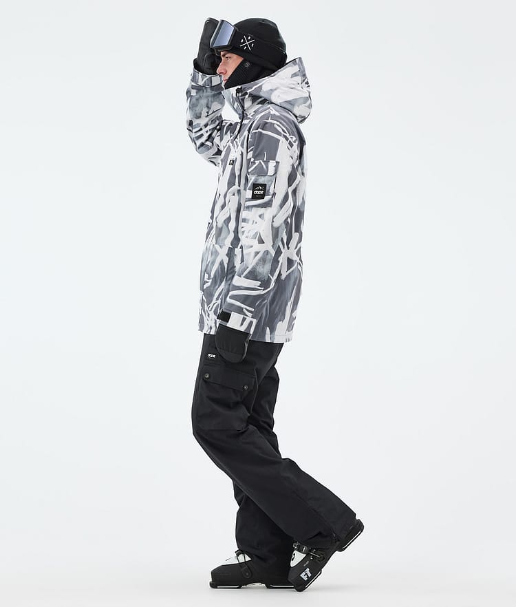 Adept Giacca Sci Uomo Scribble Black, Immagine 3 di 9