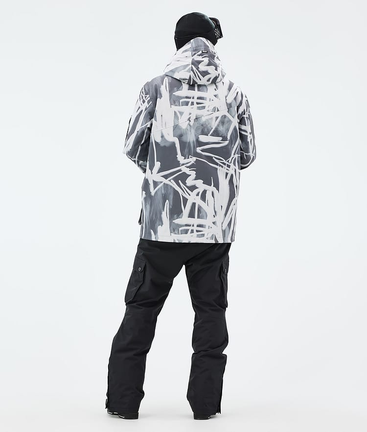 Adept Giacca Sci Uomo Scribble Black, Immagine 4 di 9