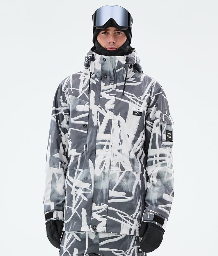 Adept Ski Jacket Men Scribble Black, Image 1 of 9