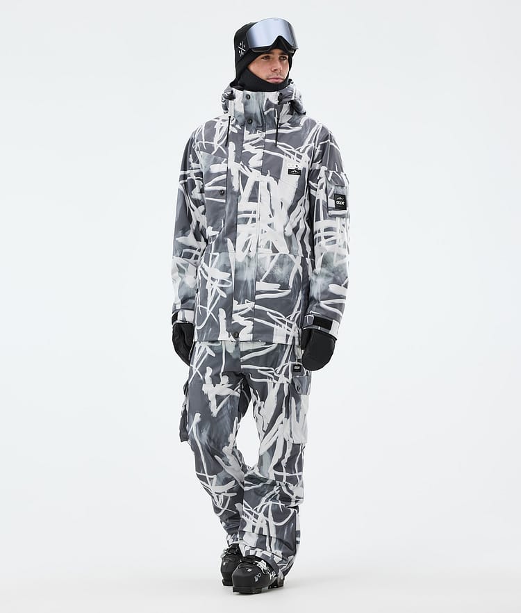 Adept Ski Jacket Men Scribble Black, Image 2 of 9