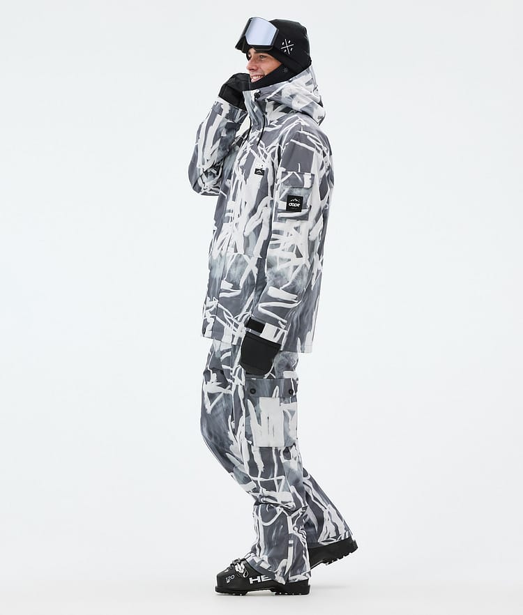 Adept Ski Jacket Men Scribble Black, Image 3 of 9