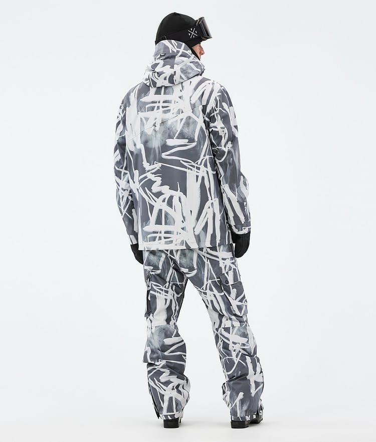 Adept Ski Jacket Men Scribble Black, Image 4 of 9