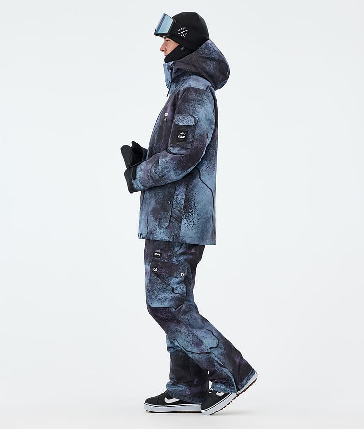 Adept Snowboardjacka Herr Jungle Purple Renewed, Bild 3 av 9