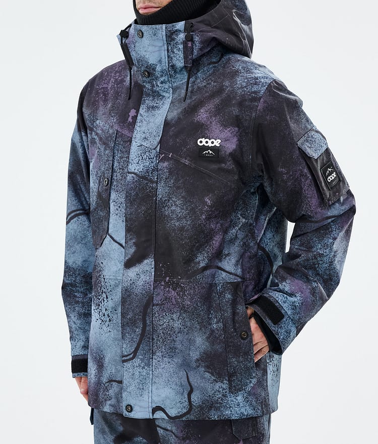 Adept Snowboardjacka Herr Jungle Purple Renewed, Bild 7 av 9