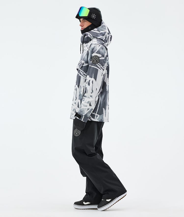 Blizzard Snowboard Jacket Men Scribble Black, Image 3 of 8